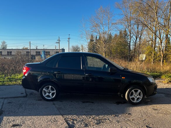 2014 Lada (ВАЗ) Granta I, синий, 290000 рублей - вид 5