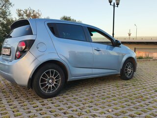 2012 Chevrolet Aveo II, голубой, 500000 рублей, вид 3