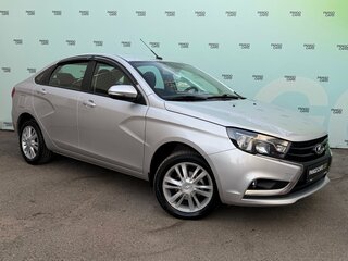 2017 Lada (ВАЗ) Vesta I, серебристый, 945000 рублей, вид 1