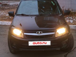 2017 Lada (ВАЗ) Granta I, чёрный, 340000 рублей, вид 4
