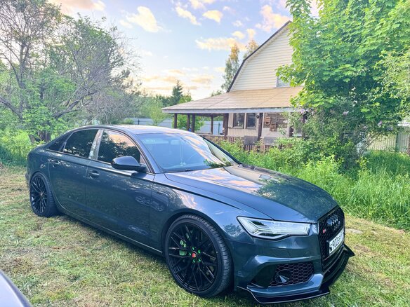 2013 Audi A6 IV (C7), синий, 2650000 рублей - вид 3