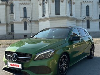 2016 Mercedes-Benz A-Класс 220 III (W176) Рестайлинг, зелёный, 2100000 рублей, вид 3