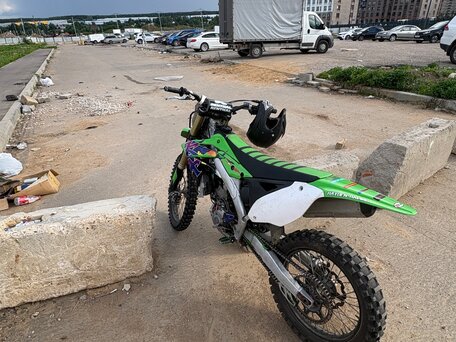 2014 Kawasaki KX 250, зелёный, 300000 рублей, вид 1