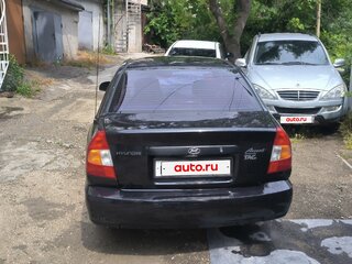 2010 Hyundai Accent ТагАЗ II, чёрный, 350000 рублей, вид 3