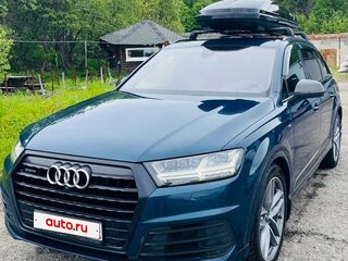 2018 Audi Q7 II (4M), синий, 3680000 рублей, вид 5