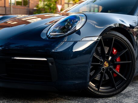2021 Porsche 911 Carrera 4S VIII (992), синий, 13800000 рублей, вид 2