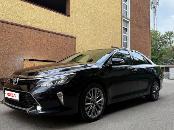 2017 Toyota Camry VII (XV50) Рестайлинг 2, чёрный, 2070000 рублей - вид 9