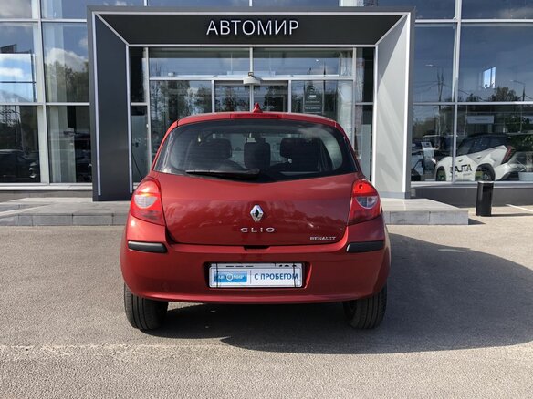 2007 Renault Clio III, красный, 649000 рублей - вид 5