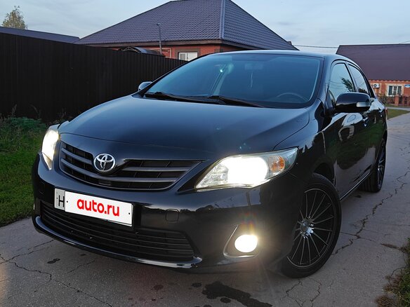 2012 Toyota Corolla X (E140, E150) Рестайлинг, чёрный, 1450000 рублей - вид 20