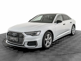 2021 Audi A6 45 TFSI V (C8), белый, 4120000 рублей, вид 1