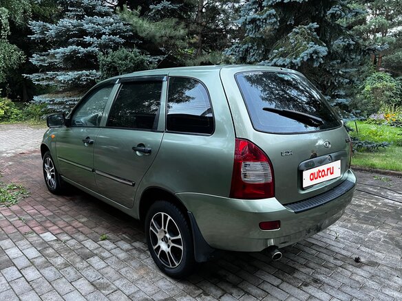 2011 Lada (ВАЗ) Kalina I, зелёный - вид 2