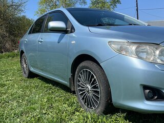 2008 Toyota Corolla X (E140, E150), голубой, 570000 рублей, вид 4