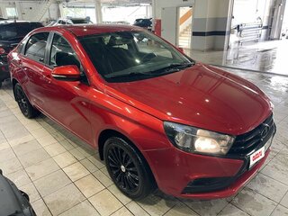 2016 Lada (ВАЗ) Vesta I, красный, 690000 рублей, вид 3