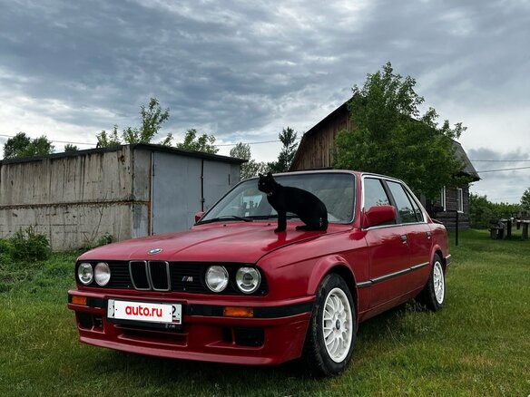 1986 BMW 3 серии 318i II (E30), красный, 680000 рублей - вид 3