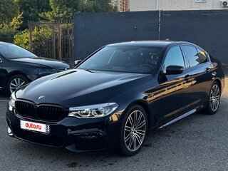 2018 BMW 5 серии 530d xDrive VII (G30/G31/G38), чёрный, 4450000 рублей, вид 2