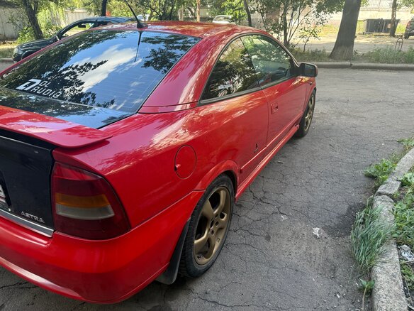 2001 Opel Astra G, красный, 400000 рублей - вид 3