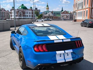 2018 Ford Mustang VI Рестайлинг, голубой, 3700000 рублей, вид 5