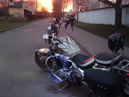 1997 Honda VT 1100, белый, 610000 рублей, вид 2