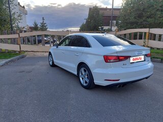 2018 Audi A3 III (8V) Рестайлинг, белый, 1570000 рублей, вид 4