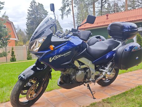 2002 Suzuki V-Strom 1000, синий, 499999 рублей, вид 5