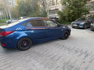 2016 Hyundai Solaris I Рестайлинг, синий, 750000 рублей, вид 4