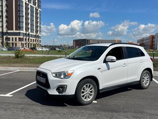 2014 Mitsubishi ASX I Рестайлинг, белый, 1200000 рублей, вид 4