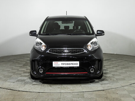 2015 Kia Picanto II Рестайлинг, чёрный, 1099700 рублей, вид 2