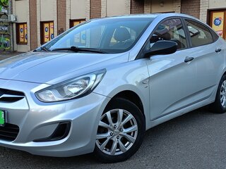 2014 Hyundai Solaris I, серебристый, 785000 рублей, вид 1