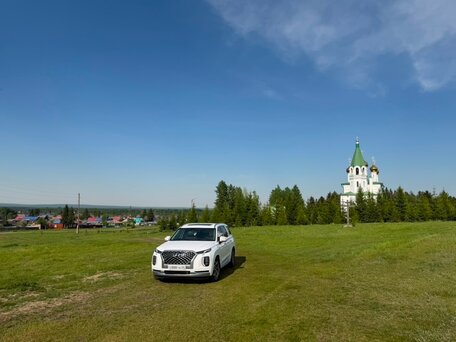 2021 Hyundai Palisade I, белый, 3645000 рублей, вид 2
