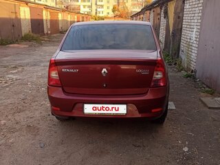 2012 Renault Logan I Рестайлинг, красный, 380000 рублей, вид 3