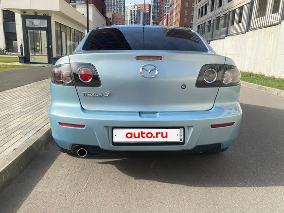 2007 Mazda 3 I (BK) Рестайлинг, голубой, 777777 рублей - вид 4