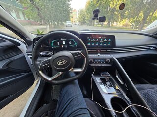 2023 Hyundai Elantra VII (CN7), белый, 2300000 рублей, вид 5