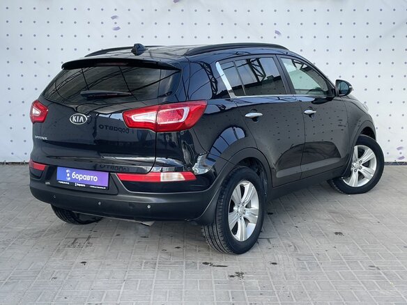 2012 Kia Sportage III, чёрный - вид 3