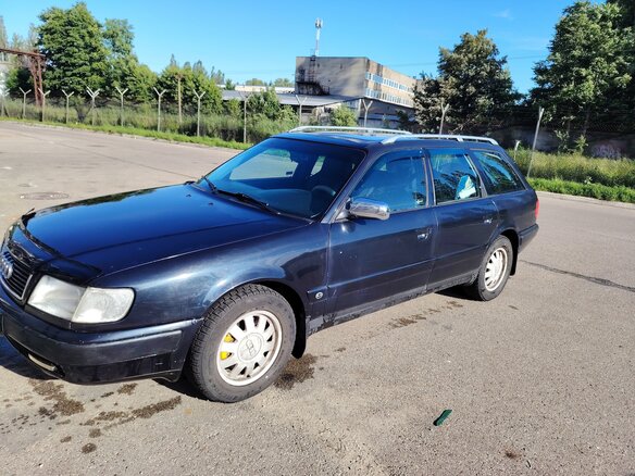 1992 Audi 100 IV (C4), чёрный, 420000 рублей