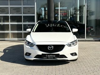 2015 Mazda 6 III (GJ) Рестайлинг, белый, 1365000 рублей, вид 2