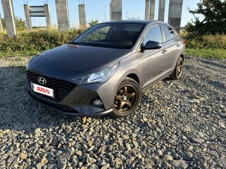 2021 Hyundai Solaris II Рестайлинг, серый, 1250000 рублей, вид 1