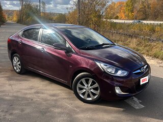 2012 Hyundai Solaris I, фиолетовый, 820000 рублей, вид 2