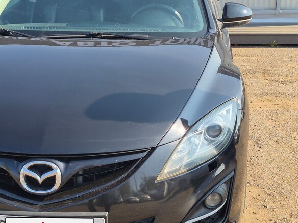 2010 Mazda 6 II (GH) Рестайлинг, чёрный - вид 3