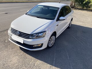2019 Volkswagen Polo V Рестайлинг, белый, 1350000 рублей, вид 4