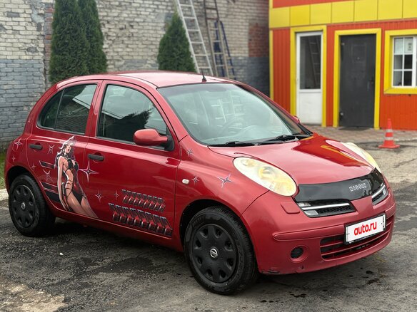 2007 Nissan Micra III (K12), пурпурный, 343000 рублей - вид 5