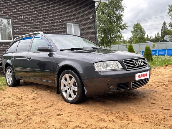 2002 Audi A6 II (C5) Рестайлинг, чёрный, 450000 рублей - вид 2