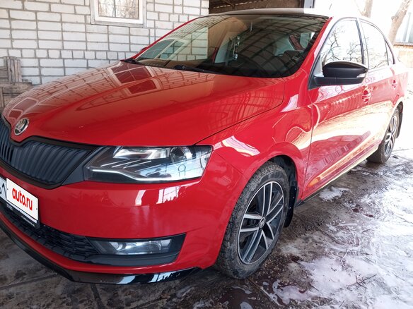 2019 Skoda Rapid I Рестайлинг, красный, 1400000 рублей - вид 1