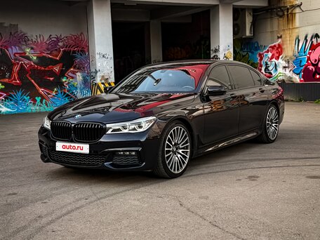 2017 BMW 7 серии Long 740Ld xDrive VI (G11/G12), чёрный, 3250000 рублей, вид 2