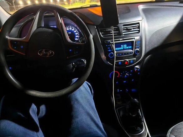 2014 Hyundai Solaris I Рестайлинг, серый - вид 5