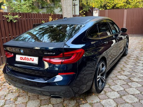 2018 BMW 6 серии Gran Turismo 640d xDrive IV (G32), чёрный, 4320000 рублей, вид 3