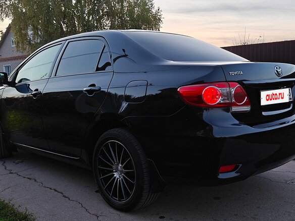 2012 Toyota Corolla X (E140, E150) Рестайлинг, чёрный, 1450000 рублей - вид 19