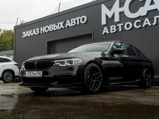 2018 BMW 5 серии 530i xDrive VII (G30/G31/G38), чёрный, 4500000 рублей, вид 1