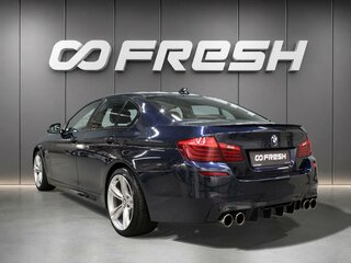 2014 BMW 5 серии 520i VI (F10/F11/F07) Рестайлинг, синий, 1950000 рублей, вид 2