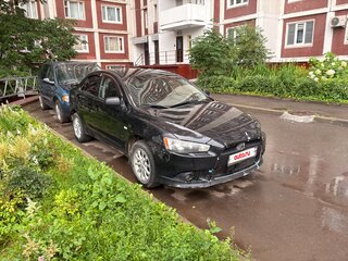 2012 Mitsubishi Lancer X Рестайлинг, чёрный, 900000 рублей, вид 2