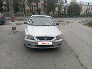 2007 Hyundai Accent ТагАЗ II, серебристый, 220000 рублей, вид 1